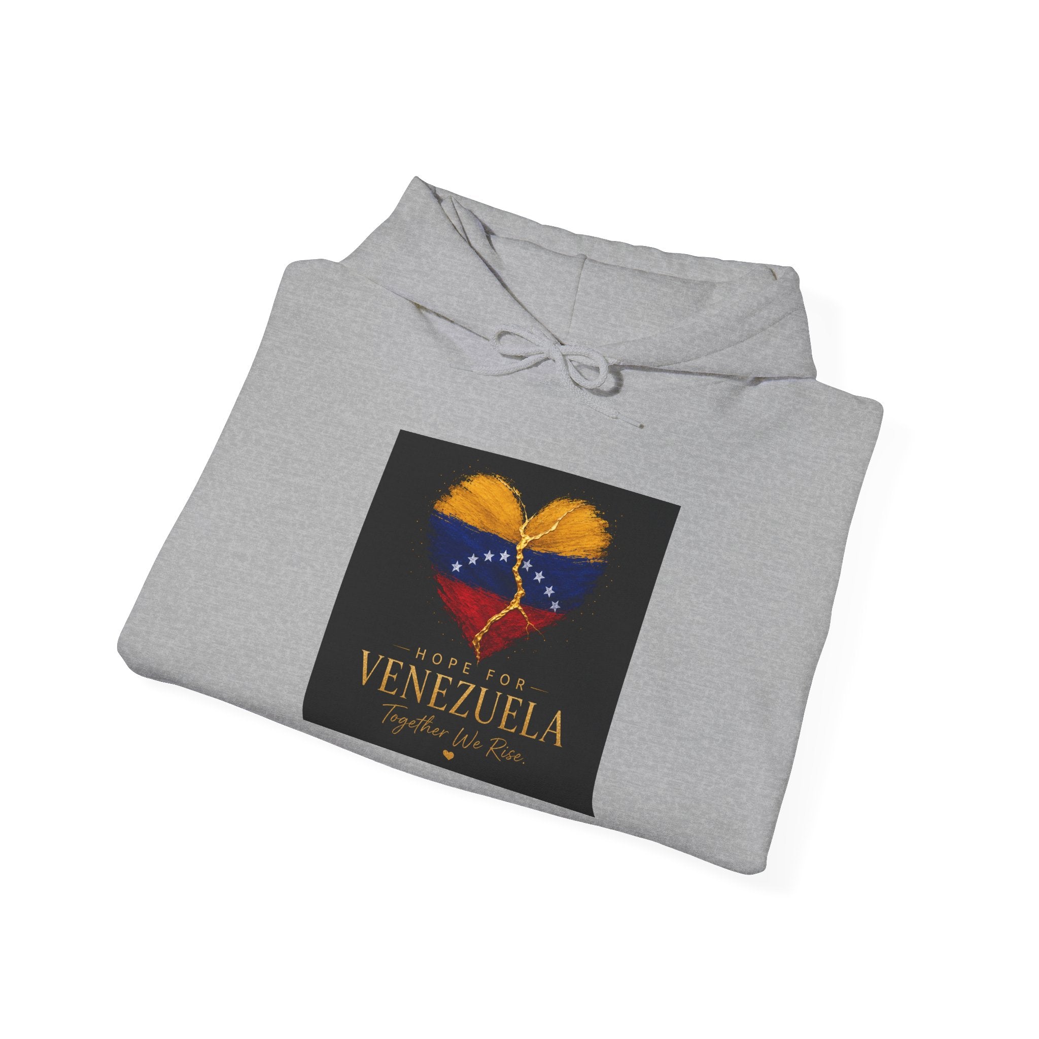 Venezuela Heart Flag Hoodie – Hope for Venezuela Graphic Sweatshirt
