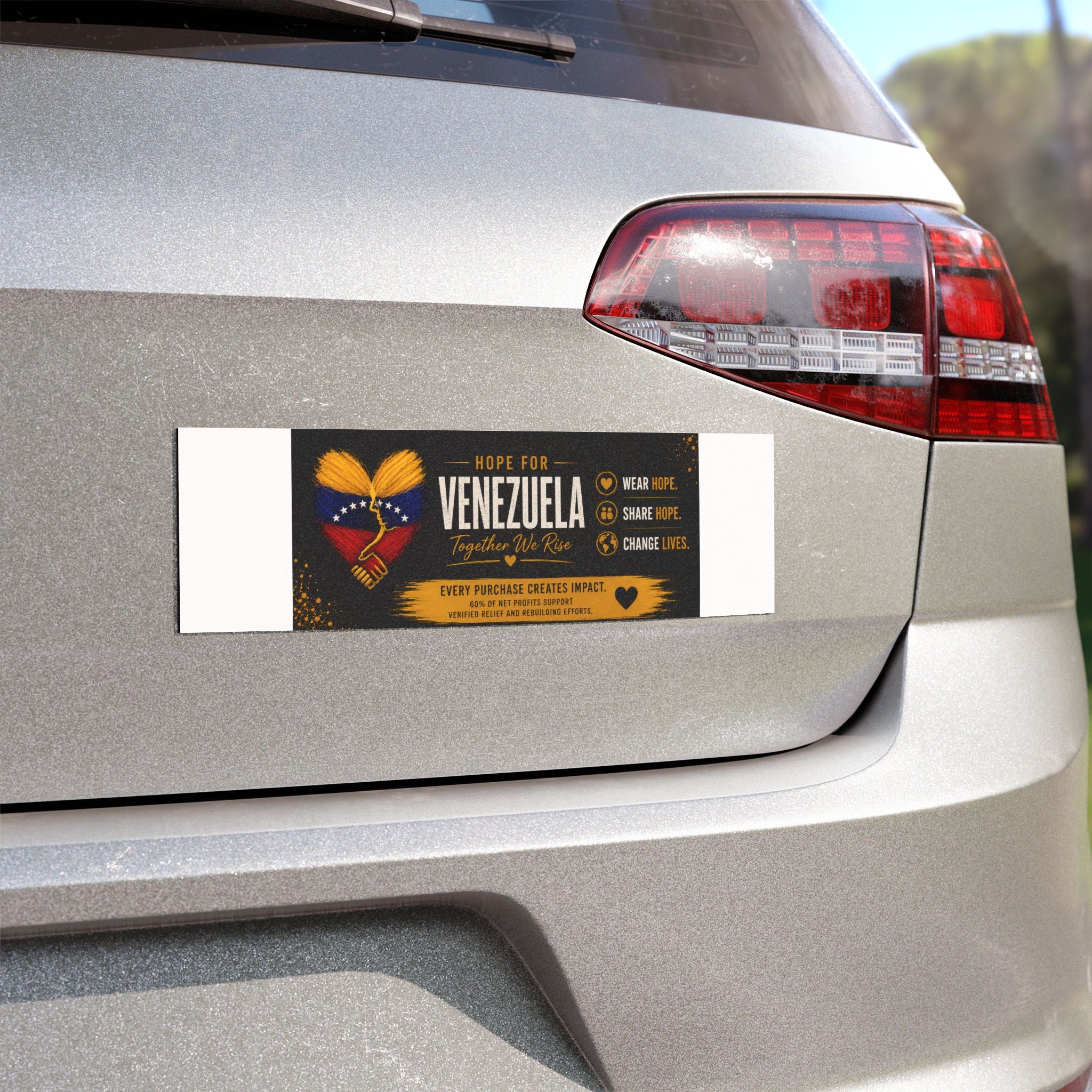 Hope for Venezuela Car Magnet — Support & Solidarity Fundraiser