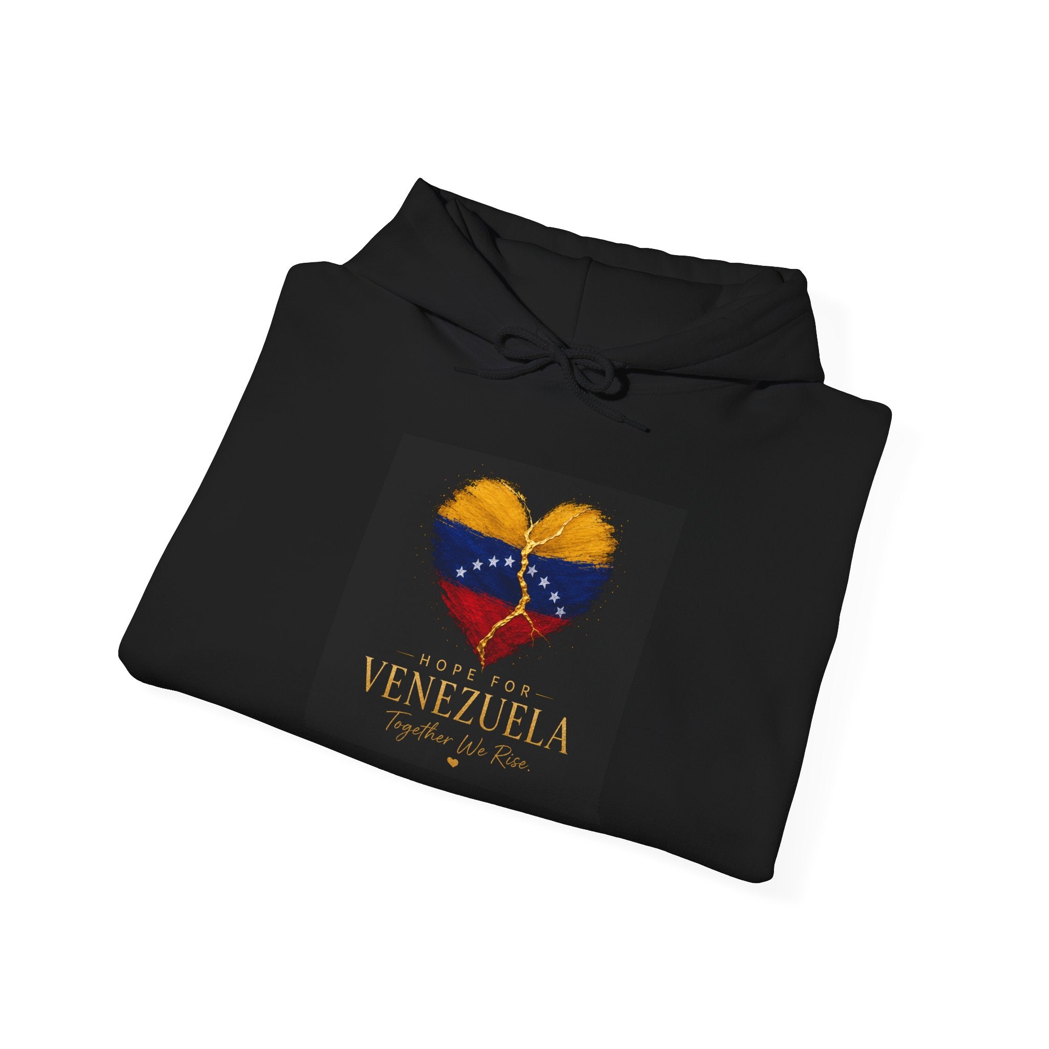 Venezuela Heart Flag Hoodie – Hope for Venezuela Graphic Sweatshirt