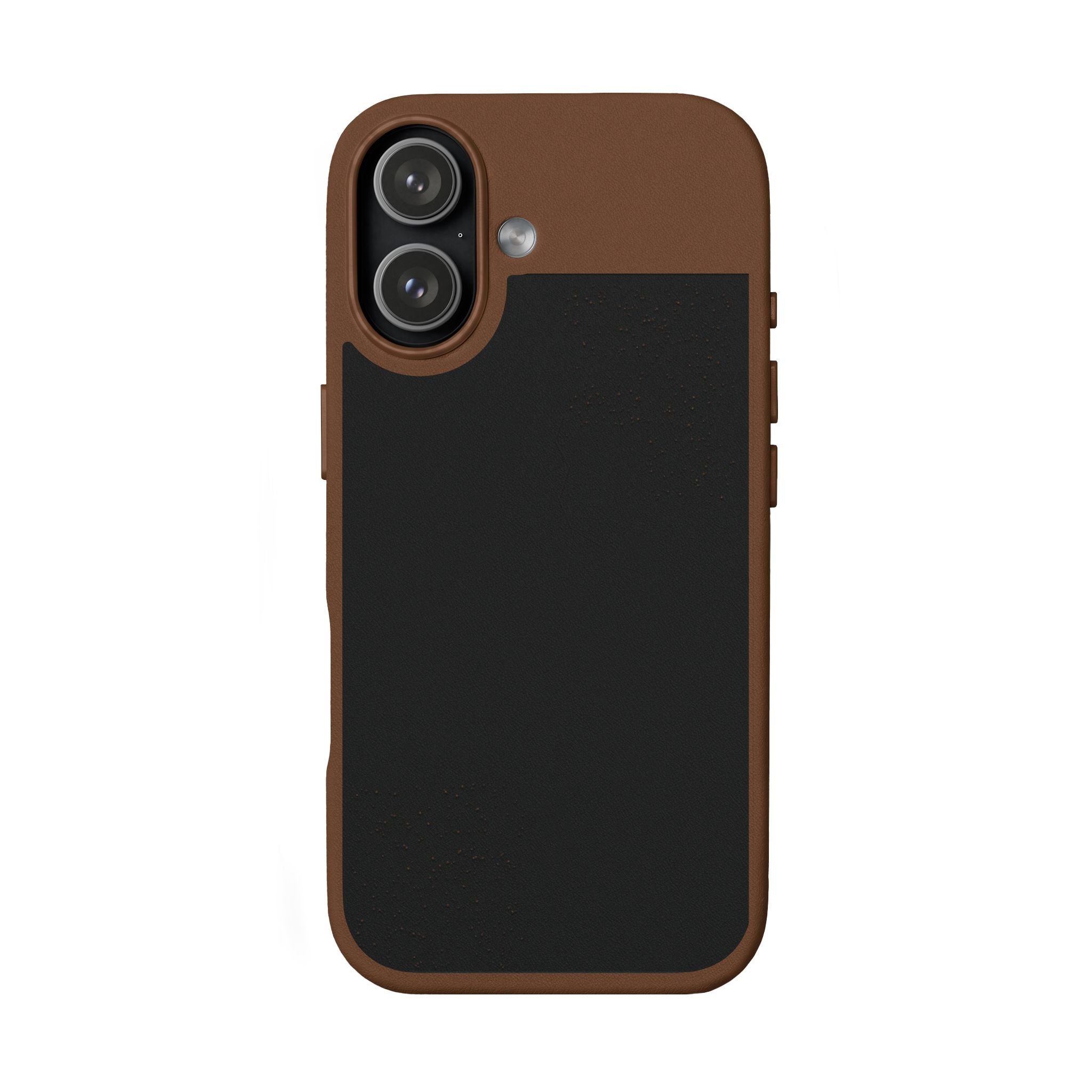Engraved PU Leather Phone Case – Personalized Minimalist Protective Cover