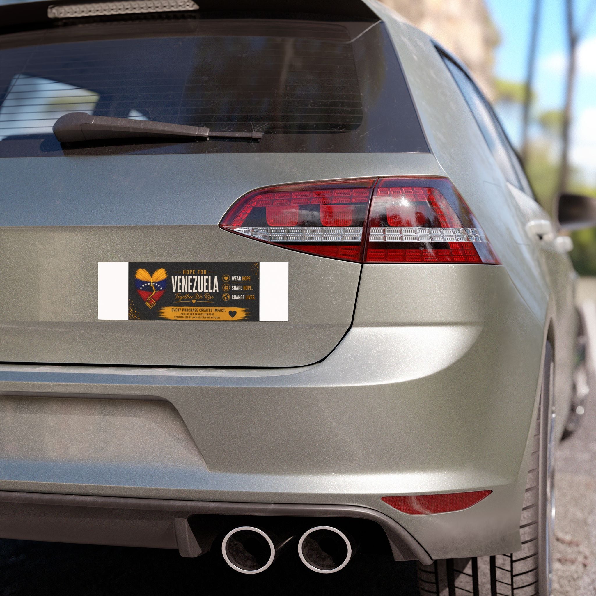 Hope for Venezuela Car Magnet — Support & Solidarity Fundraiser