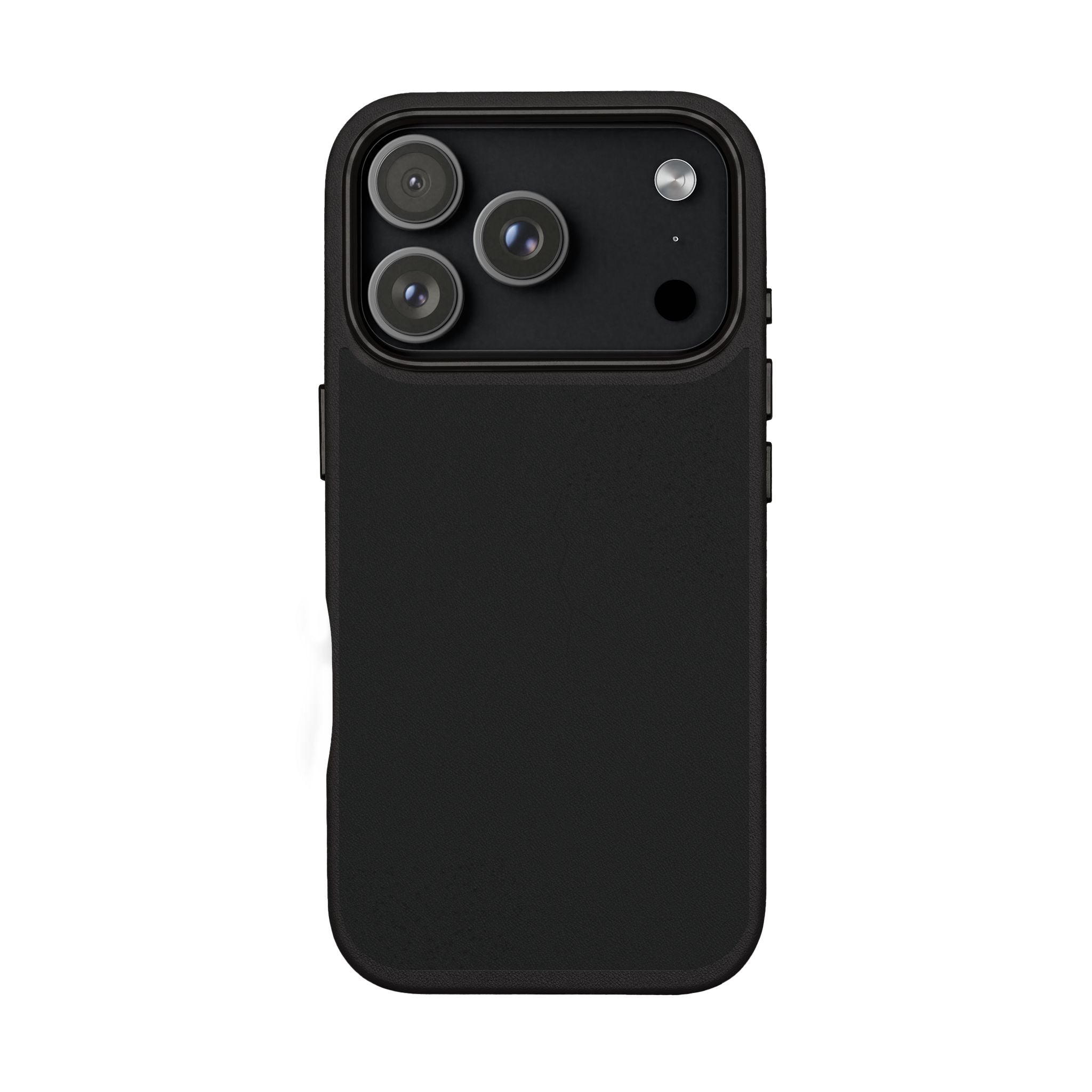 Engraved PU Leather Phone Case – Personalized Minimalist Protective Cover