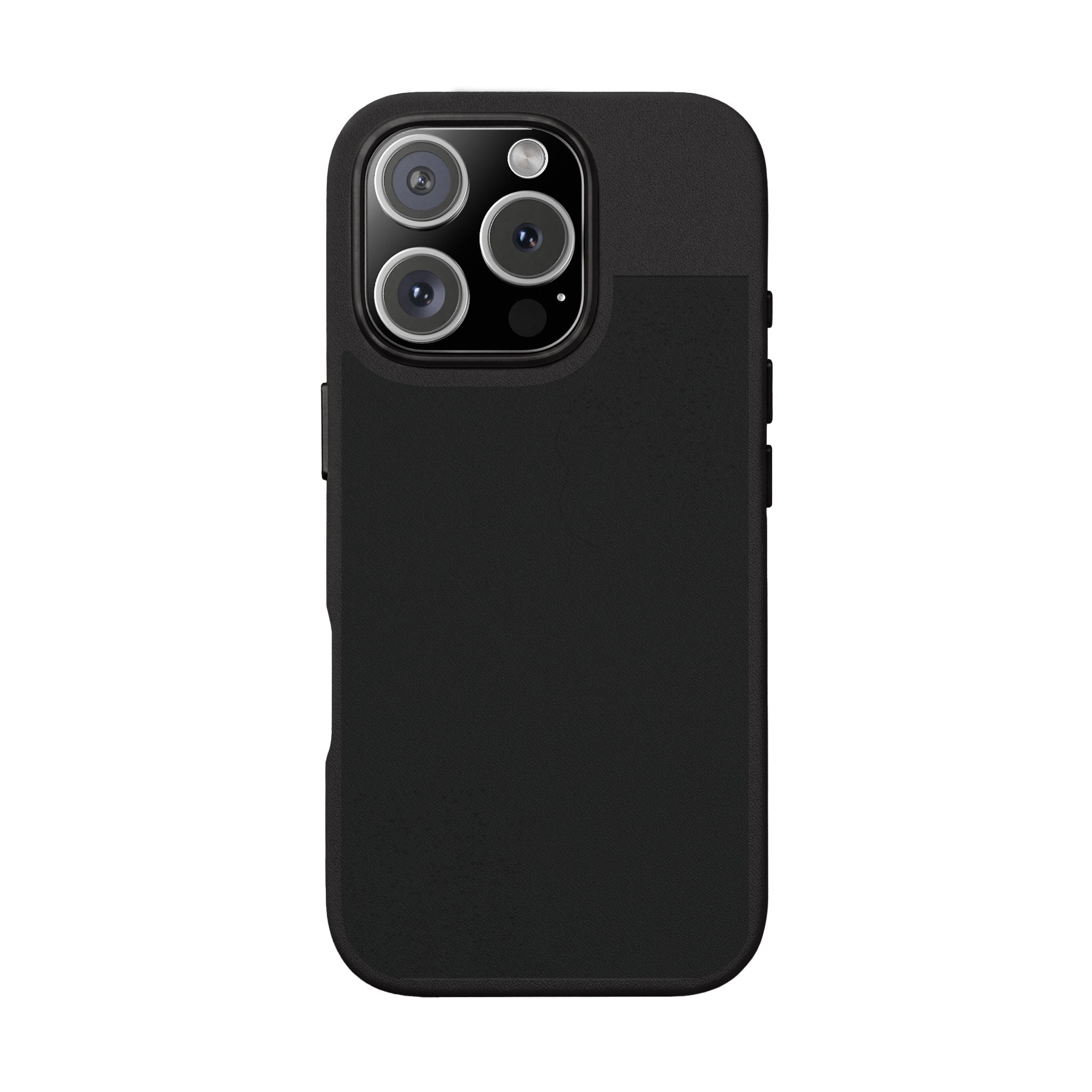 Engraved PU Leather Phone Case – Personalized Minimalist Protective Cover