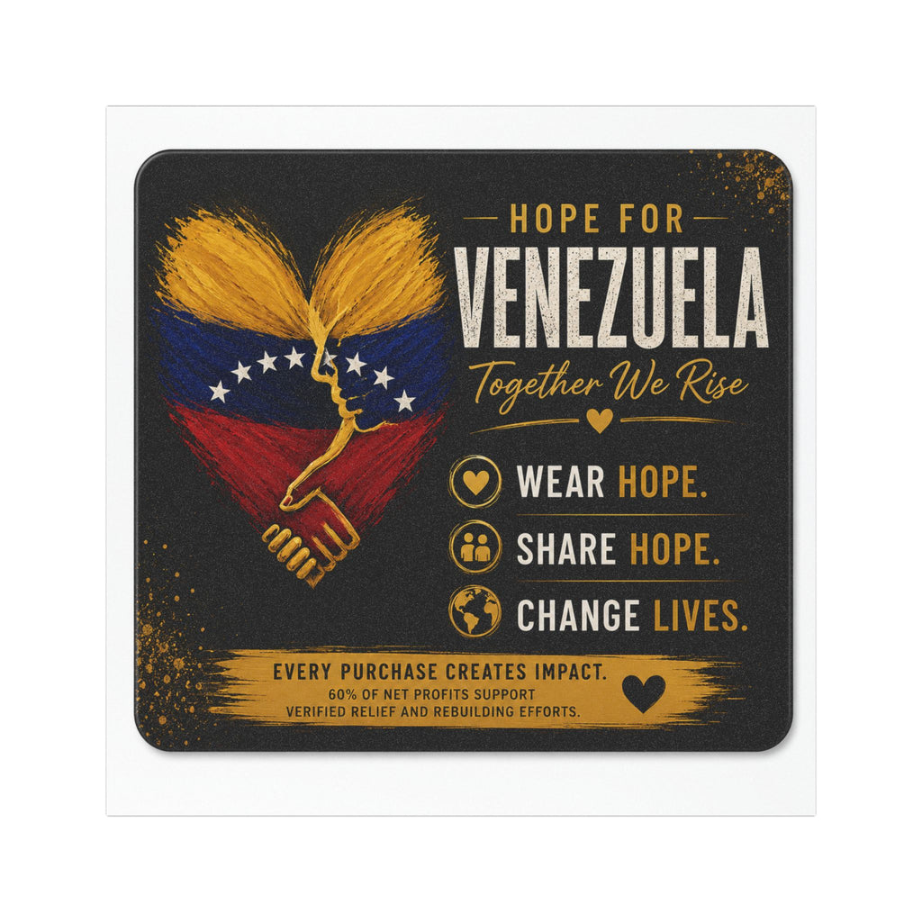 Car Magnet — Hope for Venezuela Support Magnet (Wear Hope, Share Hope, Change Lives)